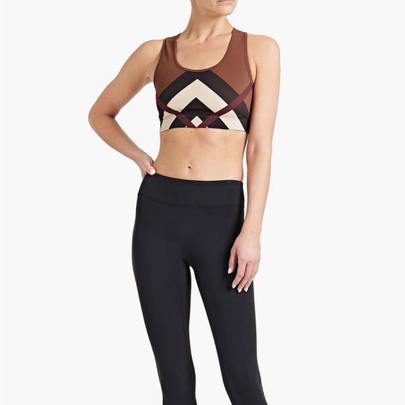 ブラジャー Burberry SS25 Printed stretch nylon top (8049477 A7028) Burberry Printed Stretch Sports Bra S NWT